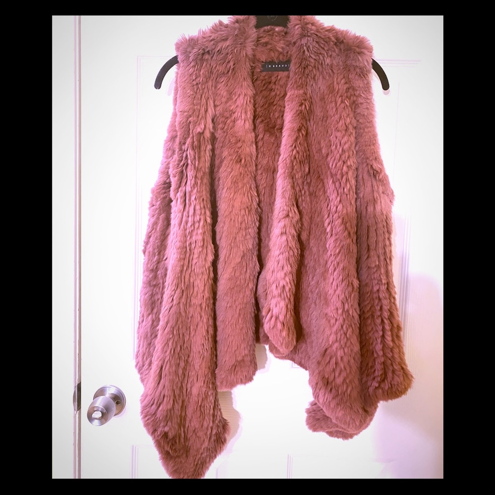 H Brand Pink Fur Vest